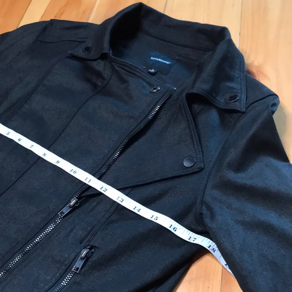 Black Denim Moto Jacket - Picture 9 of 12